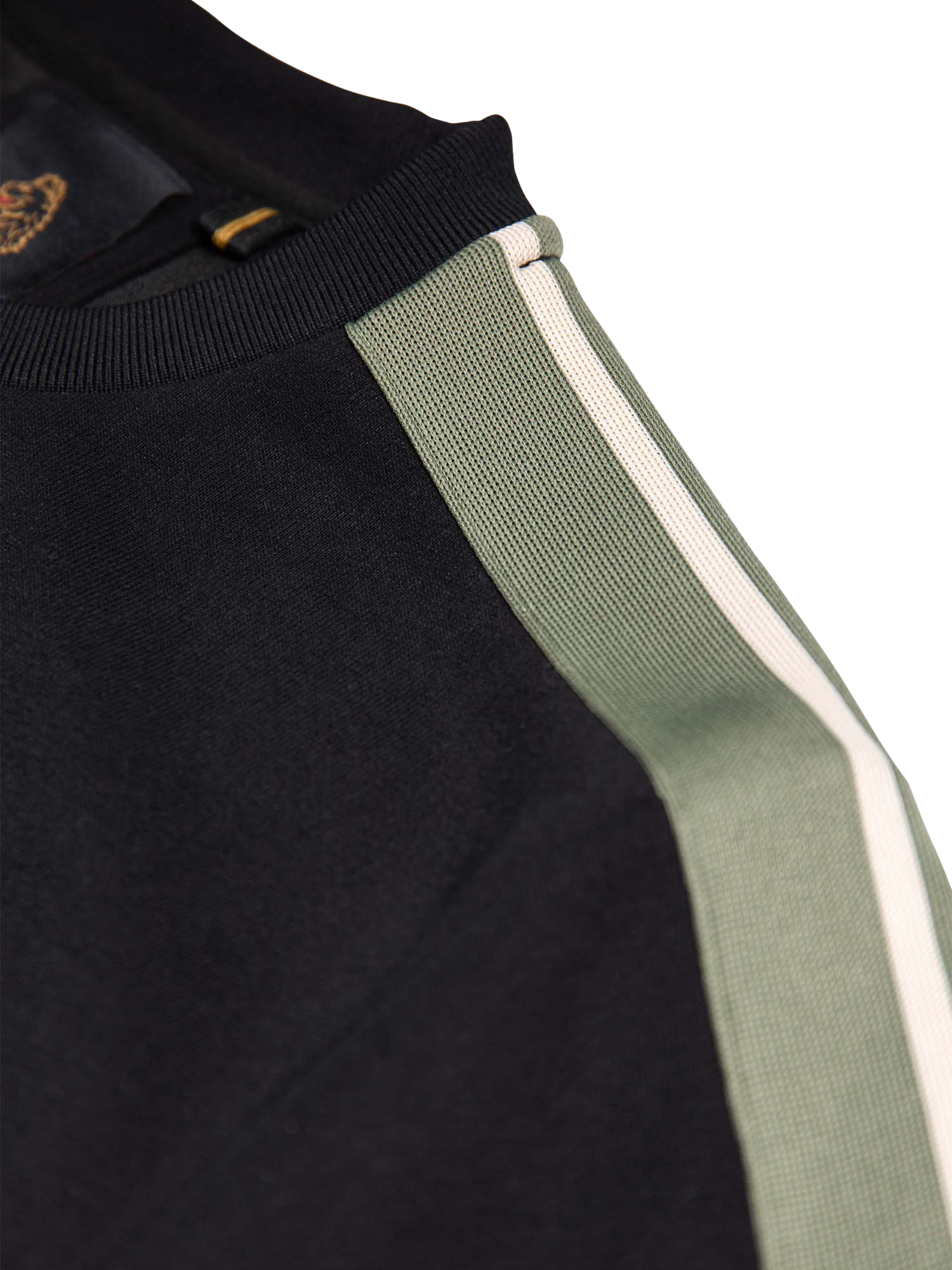 Product image 9 of 9, which shows LUKE 1977 Massachusetts Tricot Cotton Blend Sweatshirt, Black Clover, S