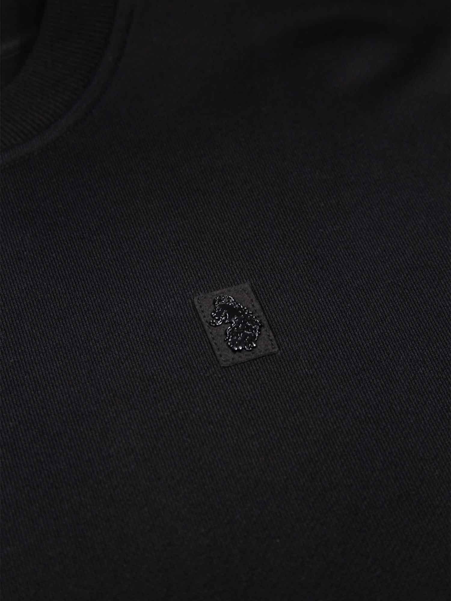 Product image 7 of 7, which shows LUKE 1977 Parker Crew Neck Cotton Jumper, Black, S