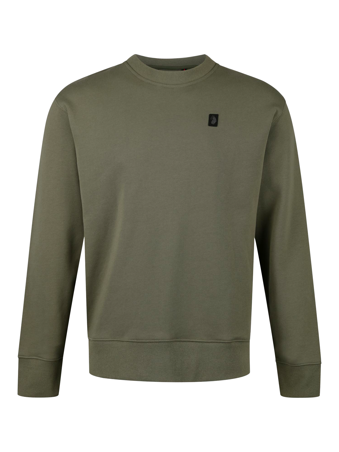 Product image 4 of 6, which shows LUKE 1977 Parker Crew Neck Cotton Jumper, Clover, S