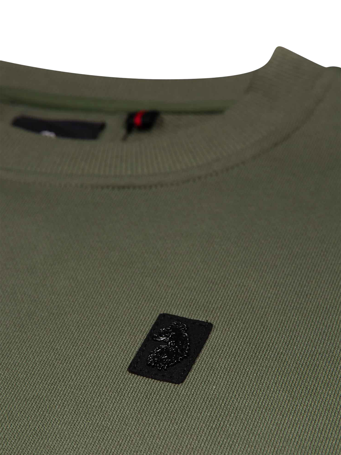 Product image 6 of 6, which shows LUKE 1977 Parker Crew Neck Cotton Jumper, Clover, S
