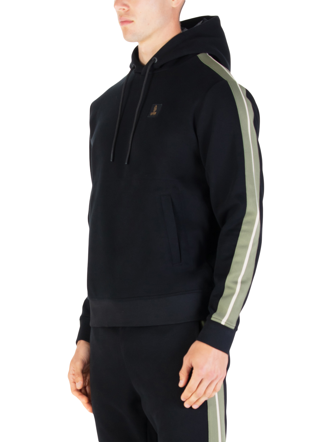 Product image 3 of 7, which shows LUKE 1977 Princeton Hoodie, Black Clover, S