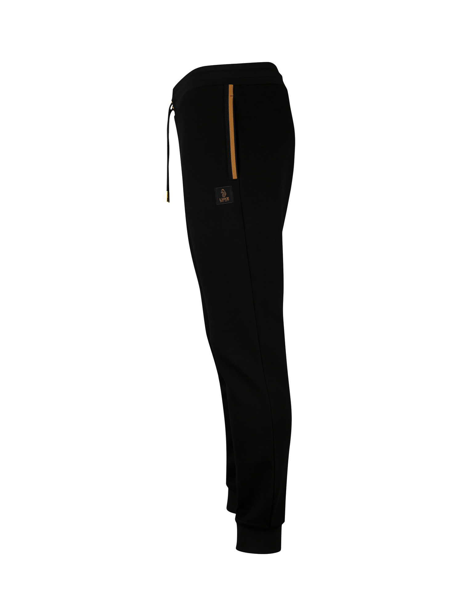 Product image 6 of 9, which shows LUKE 1977 Makati Joggers, Black/Gold, S