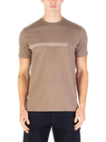 LUKE 1977 Cotton Regular Fit Short Sleeve Block Stripe T-Shirt, Hardnut