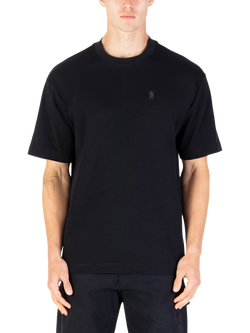 LUKE 1977 Clarke Cotton Regular Fit Short Sleeve T-Shirt, Black