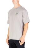 LUKE 1977 Clarke Cotton Regular Fit Short Sleeve T-Shirt, Cement