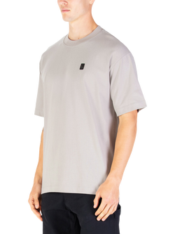 LUKE 1977 Clarke Cotton Regular Fit Short Sleeve T-Shirt, Cement