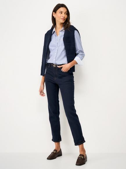 Crew Clothing Relaxed Fit Jeans, Dark Blue, Dark Blue