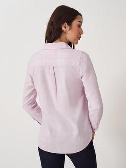 Crew Clothing Brushed Flannel Check Shirt - view 2, Pink