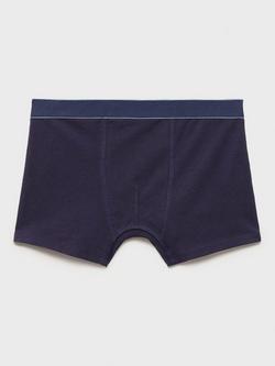 Mango Kids' Club Cotton Blend Boxer Briefs, Pack of 3, Medium Grey - view 2, Medium Grey