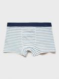 Mango Kids' Road Cotton Blend Boxer Briefs, Pack of 3, Natural White