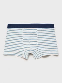 Mango Kids' Road Cotton Blend Boxer Briefs, Pack of 3, Natural White - view 2, Natural White