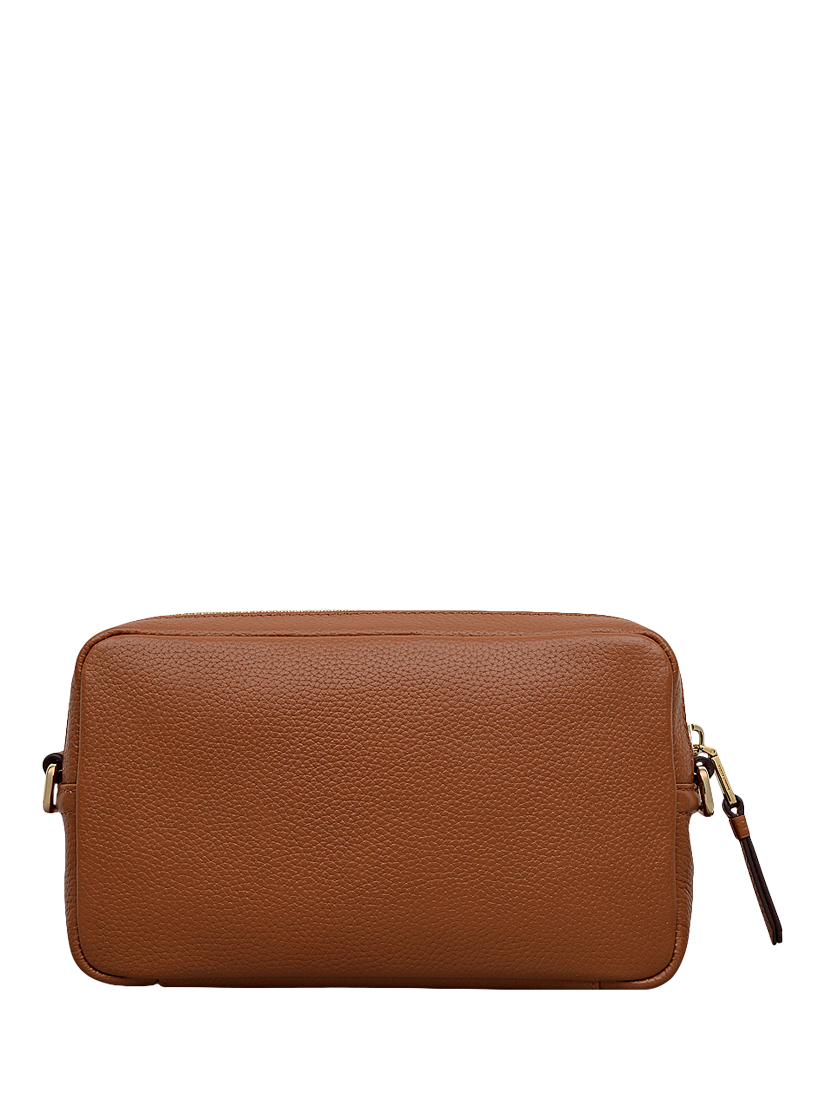 Product image 2 of 5, which shows Radley Tavistock Mini Leather Crossbody Camera Bag, Mid Brown