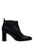 Radley Tulip Walk Leather Curve Booties, Black
