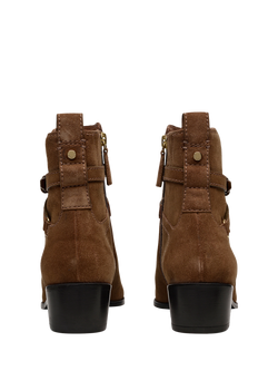 Radley Acorn Walk Suede Trim Jeans Boots - view 2, Coffee