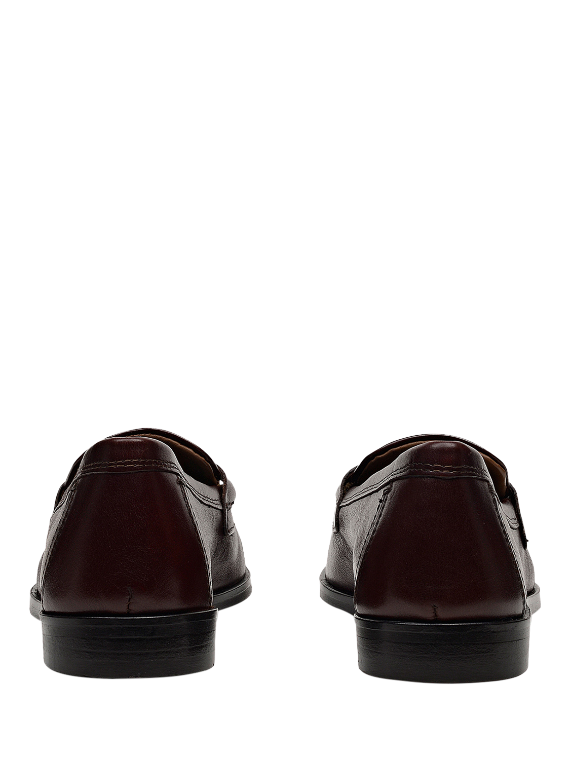 Product image 2 of 3, which shows Radley Stockton Row Leather Trim Square Toe Loafers, Dark Red, 4