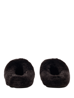Radley Cloud Street Luxe Shearling Fluff Mule Slippers - view 2, Chocolate