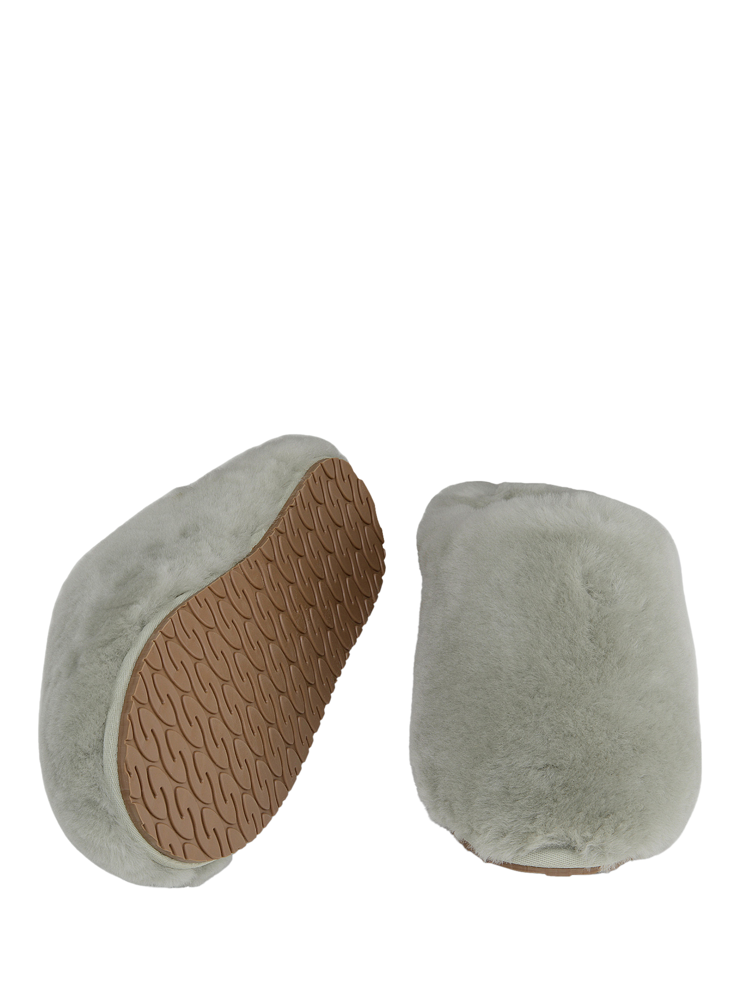 Product image 3 of 4, which shows Radley Cloud Street Luxe Shearling Fluff Mule Slippers, Mint, 5