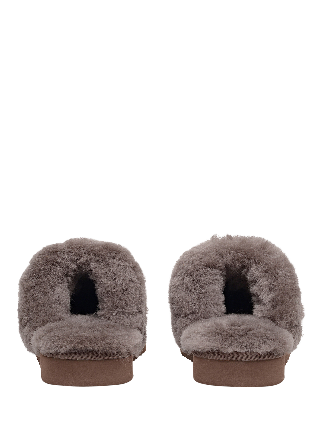 Product image 2 of 4, which shows Radley Maple Lane Classic Shearling Cuff Mule Slippers, Mink, 3