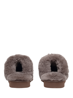 Radley Maple Lane Classic Shearling Cuff Mule Slippers - view 2, Mink