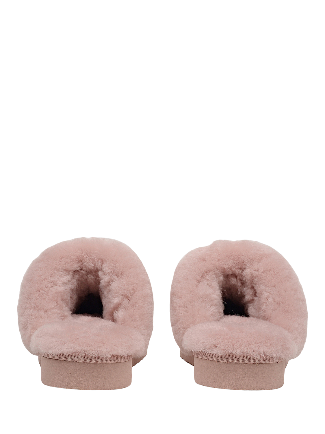 Product image 2 of 4, which shows Radley Maple Lane Classic Shearling Cuff Mule Slippers, Pink, 3