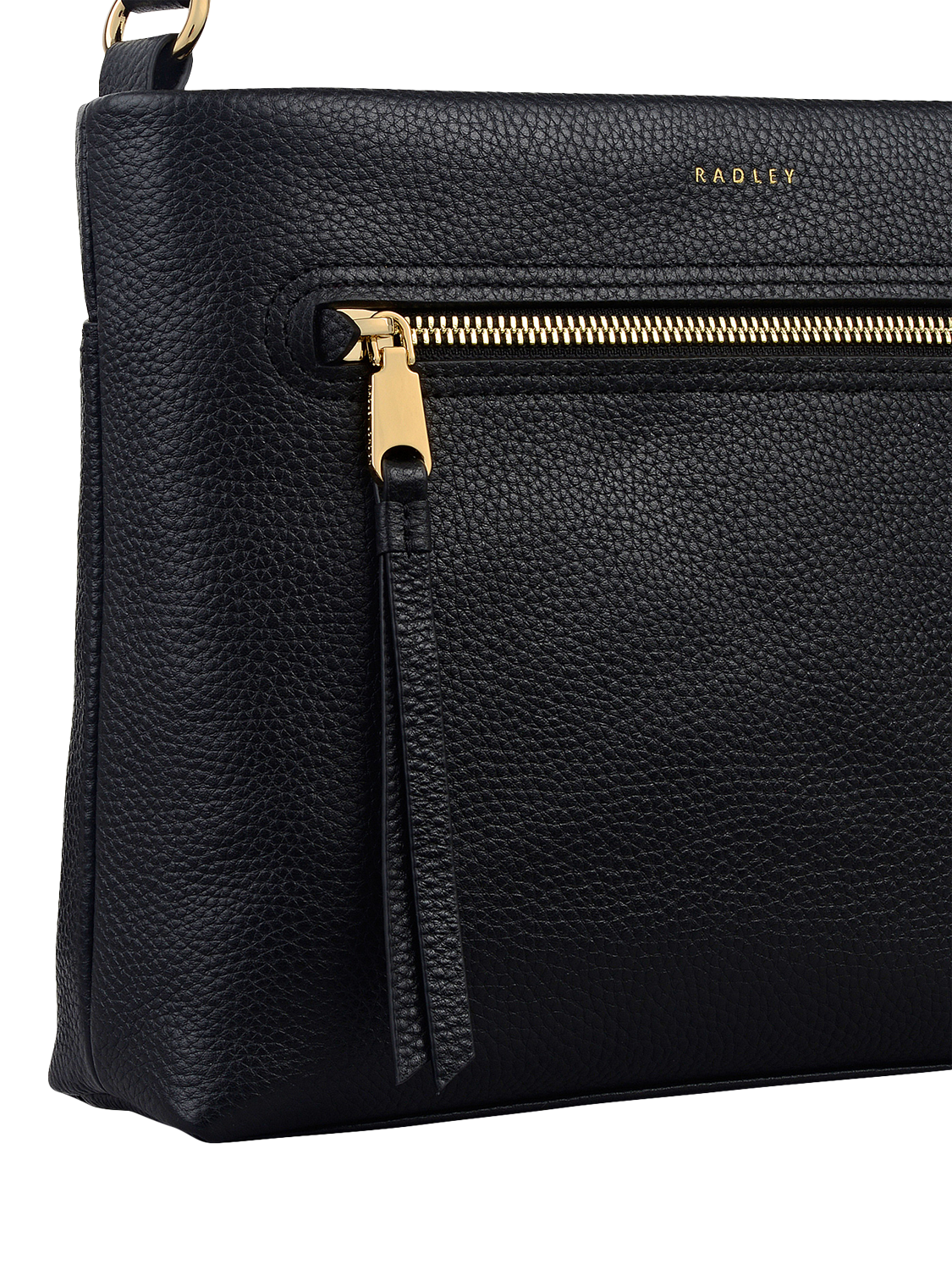 Product image 4 of 5, which shows Radley Pickwick Leather Crossbody Bag, Black