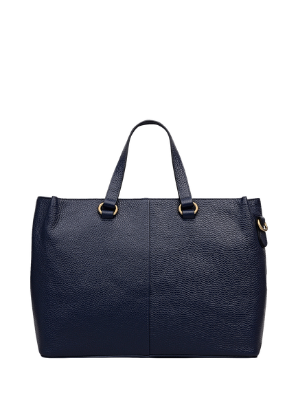 Radley Pickwick Leather Grab Bag - view 2, Dark Blue