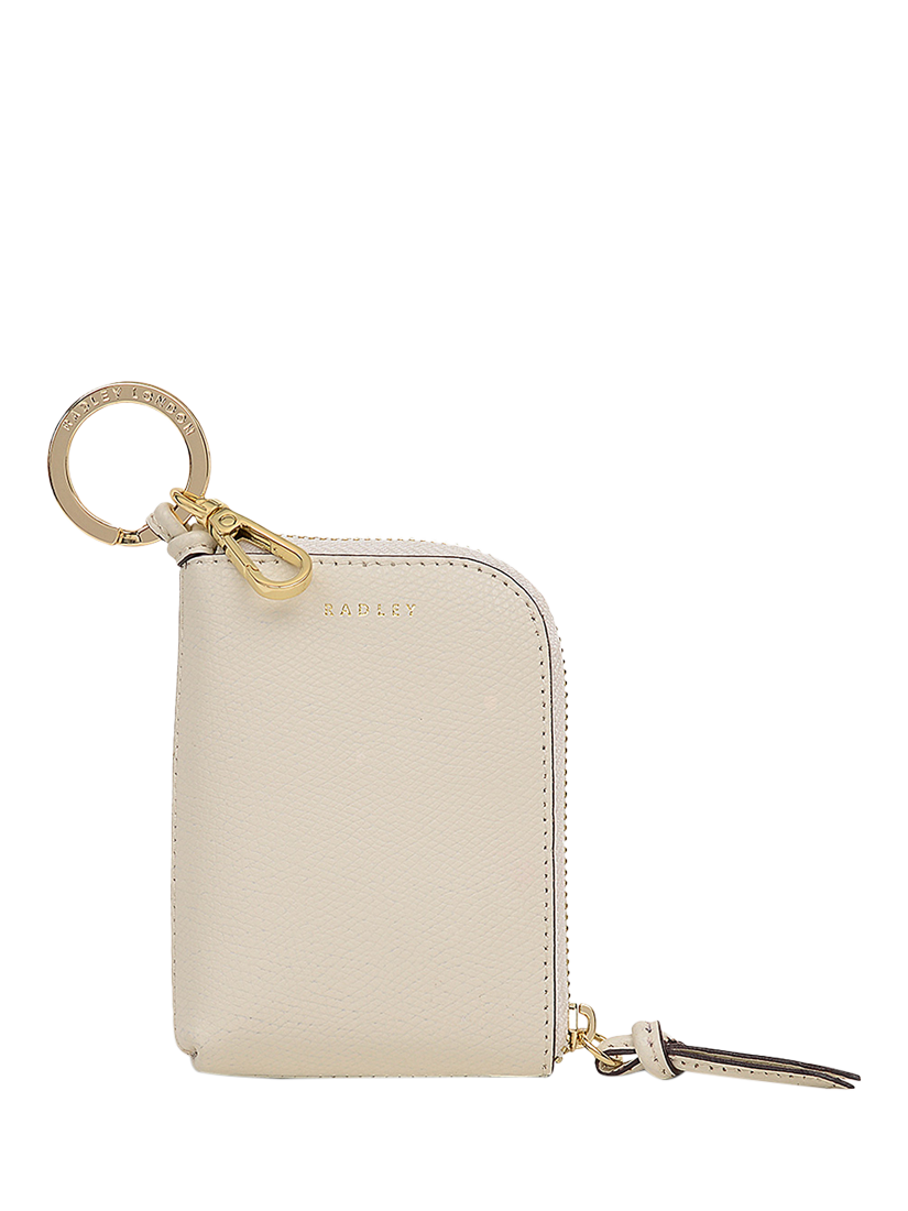 Product image 1 of 3, which shows Radley Golden Lane Bag Charm, Chalk