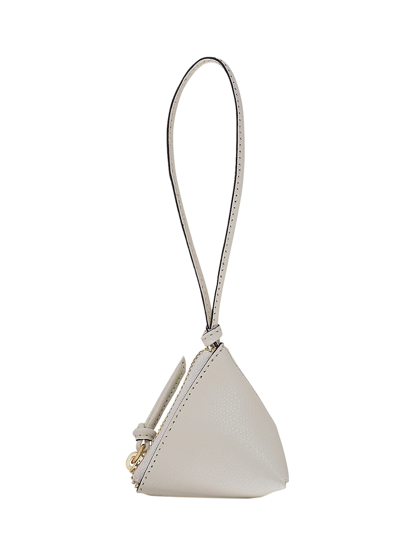 Product image 2 of 3, which shows Radley Triangle Street Bag Charm, Chalk, One Size