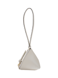 Radley Triangle Street Leather Bag Charm, Chalk