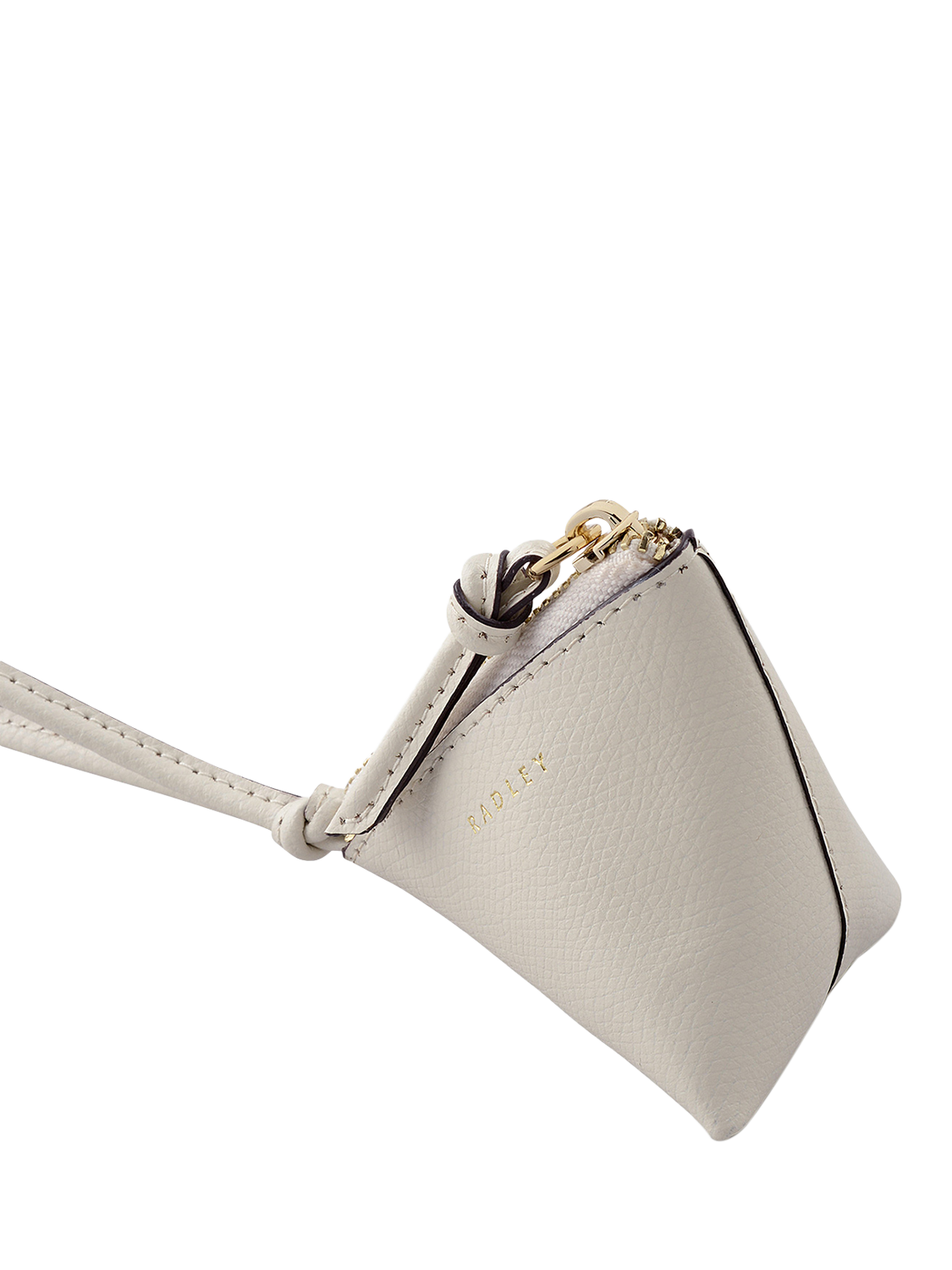 Product image 3 of 3, which shows Radley Triangle Street Bag Charm, Chalk, One Size