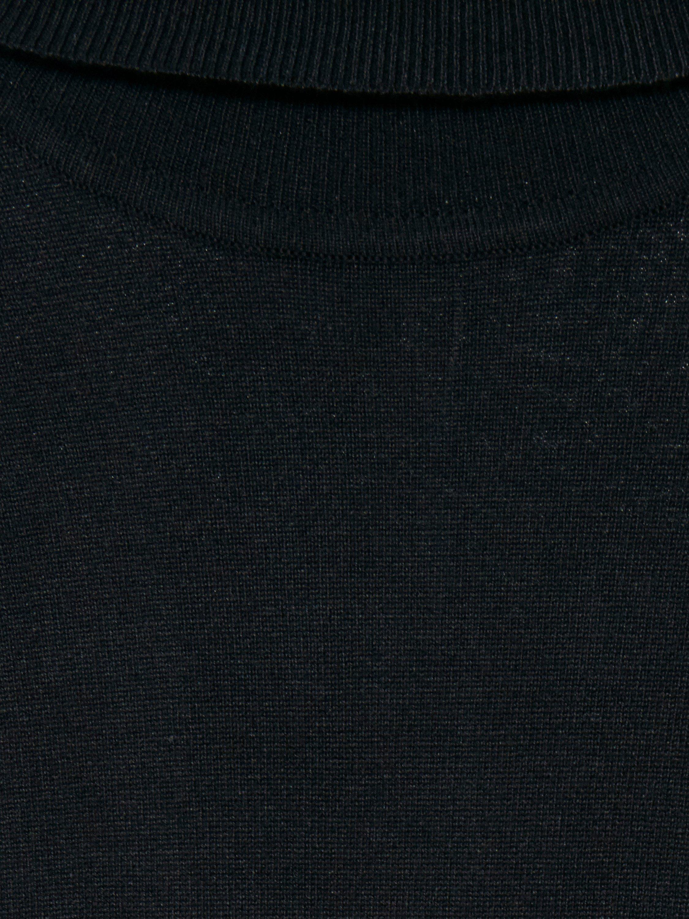 Product image 7 of 7, which shows ICHI IHMAFA Slim-Fit Roll Neck Jumper, Black, XS