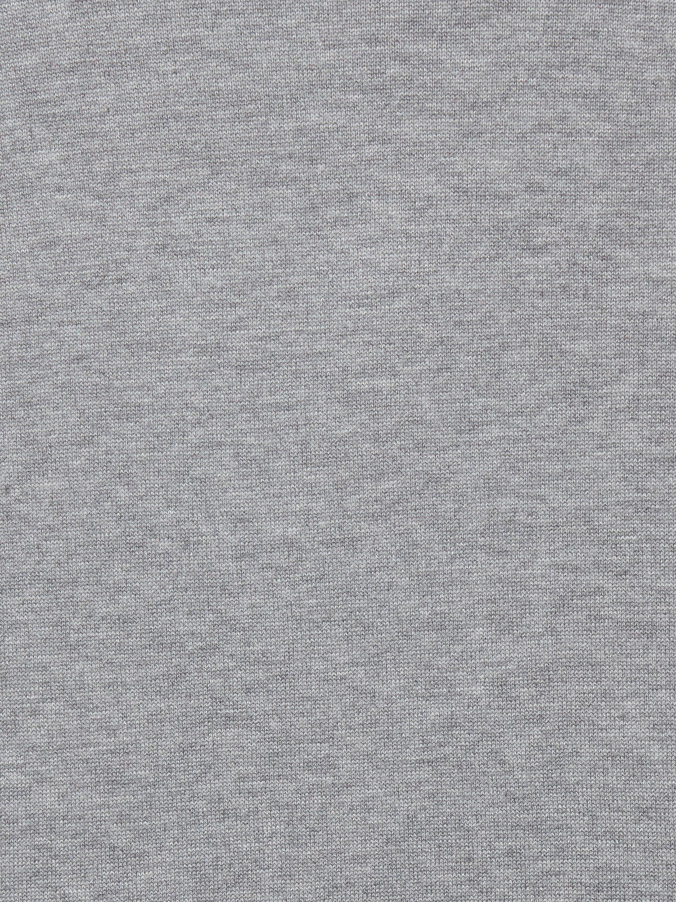 Product image 7 of 7, which shows ICHI IHMAFA Slim-Fit Roll Neck Jumper, Mid Grey, XS