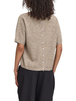 ICHI Kamara Short Sleeve Jumper - view 2, Fungi