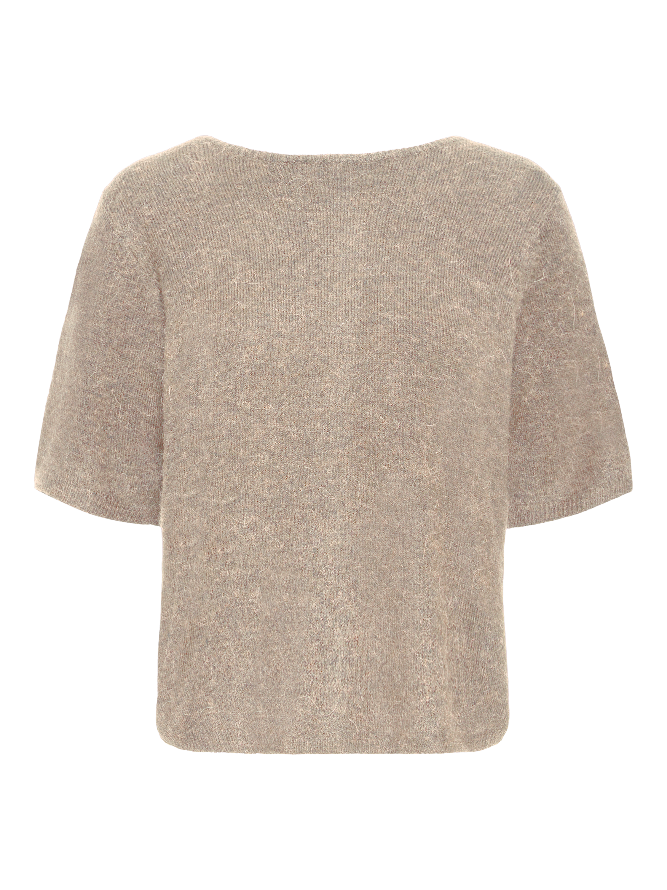 Product image 5 of 7, which shows ICHI Kamara Short Sleeve Jumper, Fungi, XS