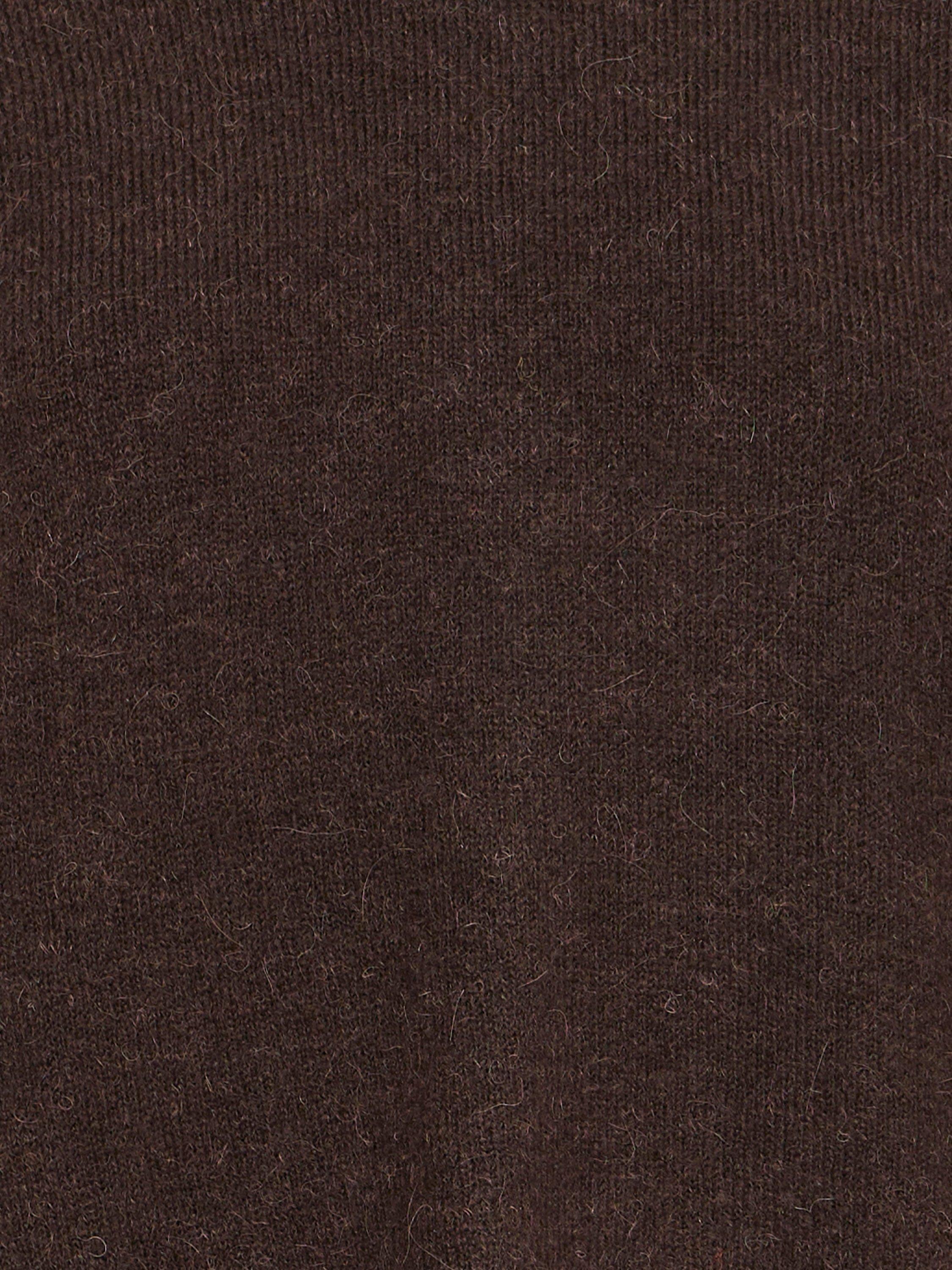Product image 4 of 4, which shows ICHI Kamara Short Sleeve Jumper, Mid Brown, XS