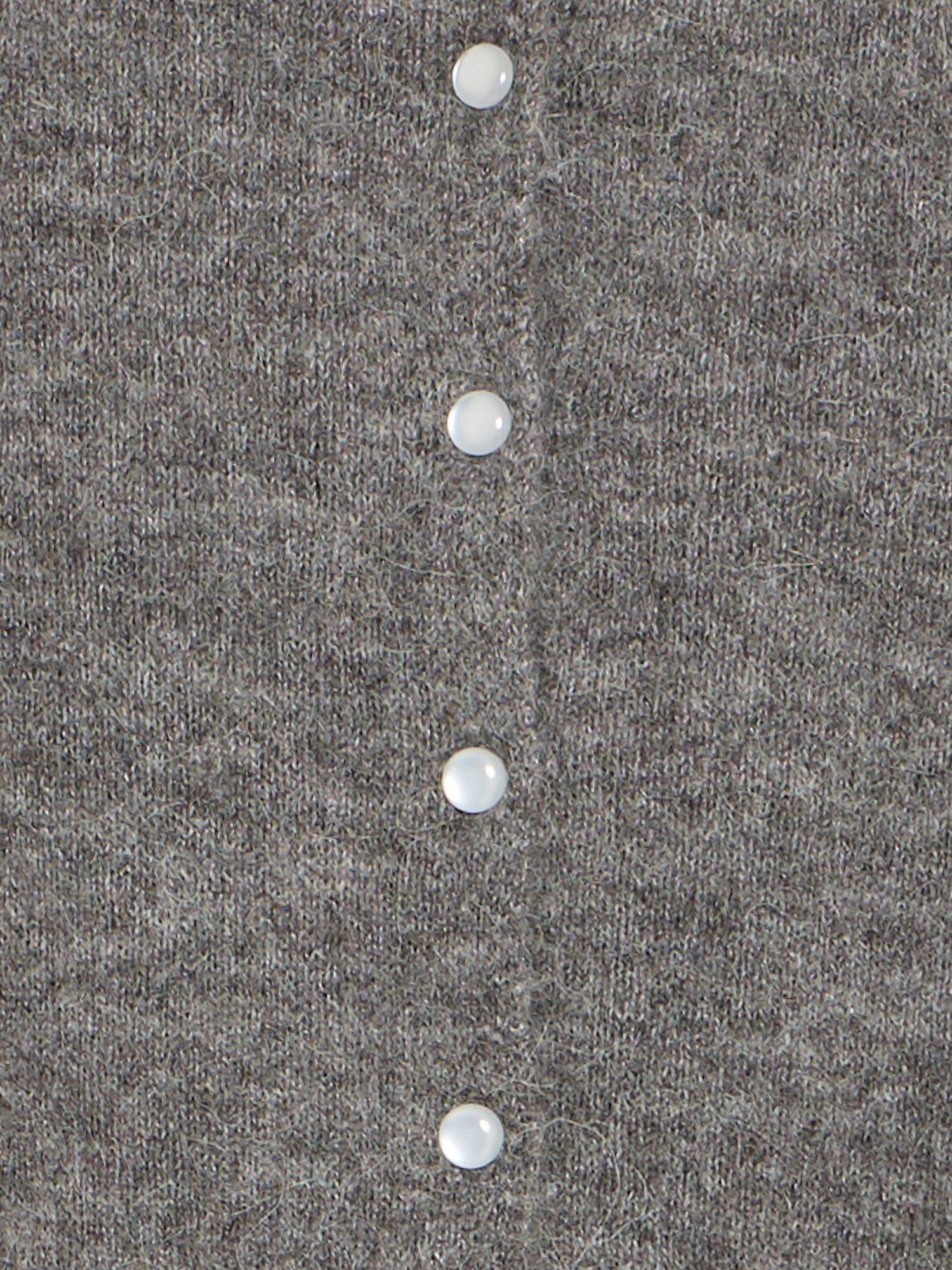 Product image 6 of 6, which shows ICHI Kamara Short Sleeve Jumper, Mid Grey, XS