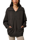 Lovall Oversized 1/4 Zip Sweatshirt