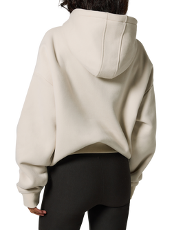 Lovall Heavyweight Oversized Fleece Hoodie - view 2, Ecru
