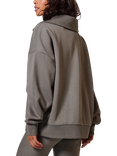 Lovall Oversized 1/4 Zip Sweatshirt, Slate Green