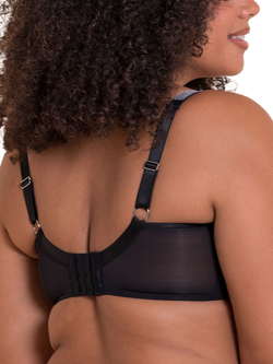 Curvy Kate Boost Diamante Underwired Balcony Bra, Black - view 2, Black