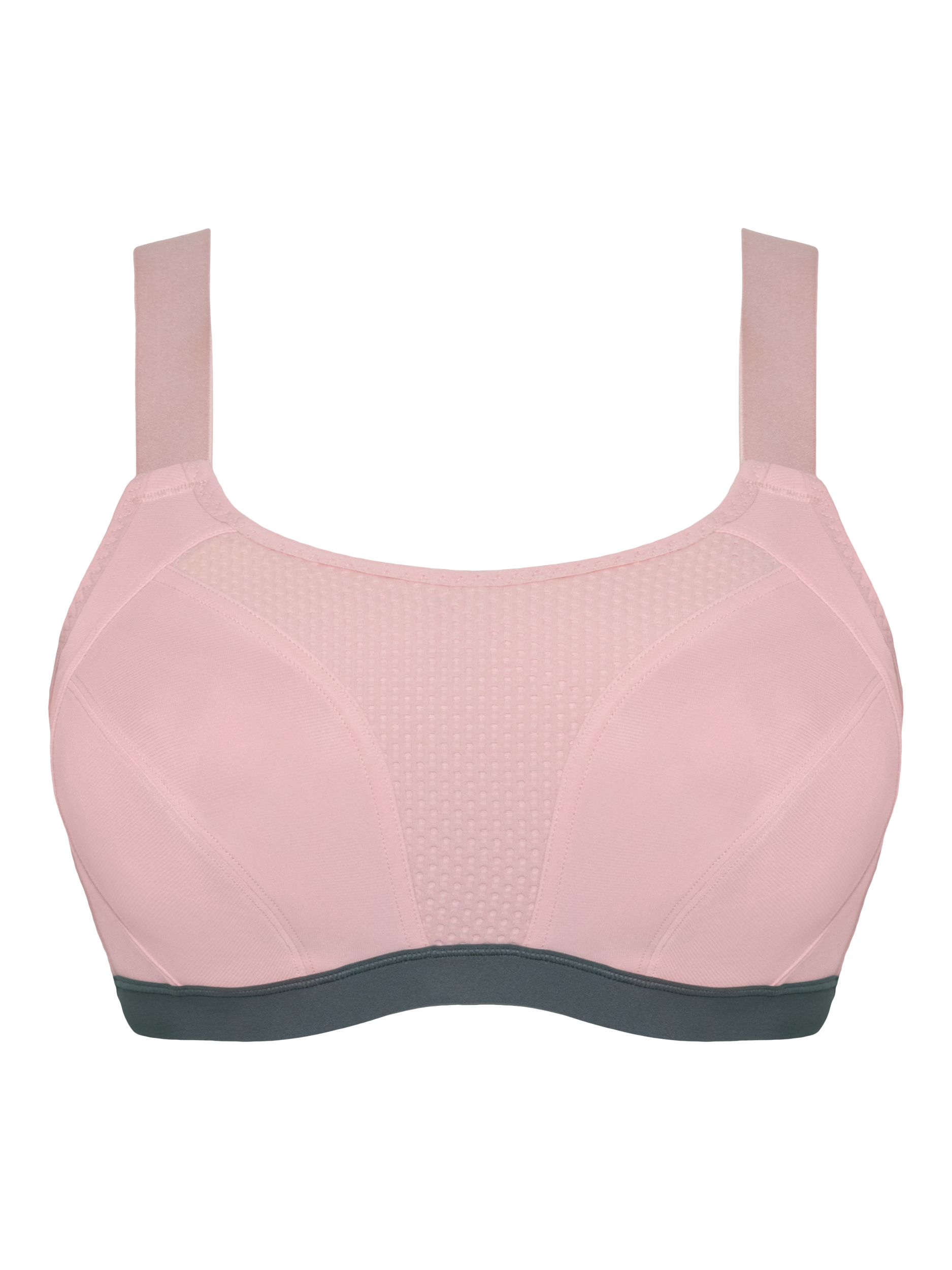 Product image 8 of 8, which shows Curvy Kate Everymove Sports Bra, Blush/Charcoal, 30F