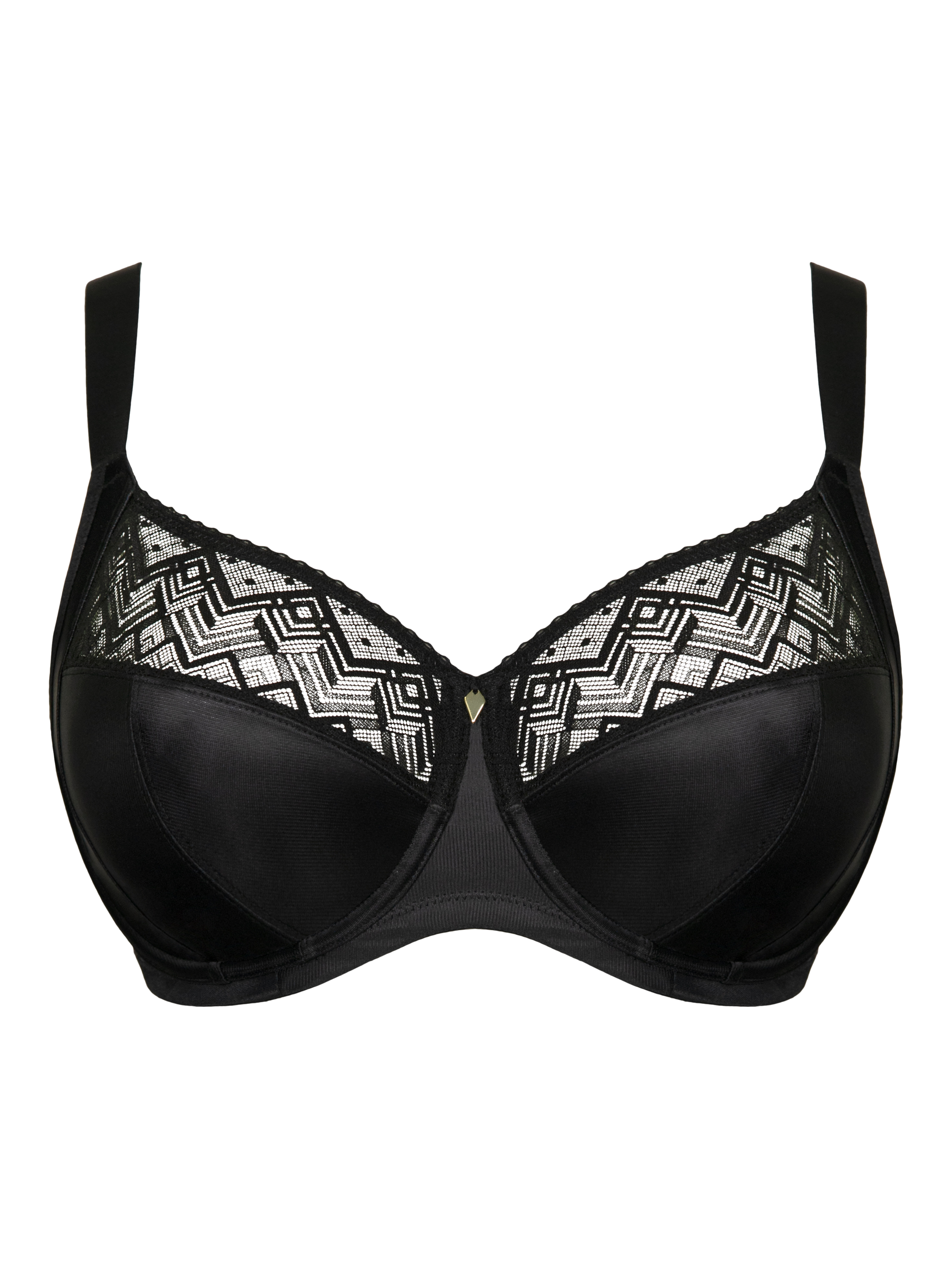 Product image 7 of 7, which shows Curvy Kate Spotlight Full Cup Bra, Black, 46H