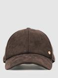 Reiss Nicola Logo Baseball Cap, Chocolate