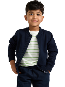 Lindex Kids' Cotton Indoor Jacket, Dark Navy, Dark Navy