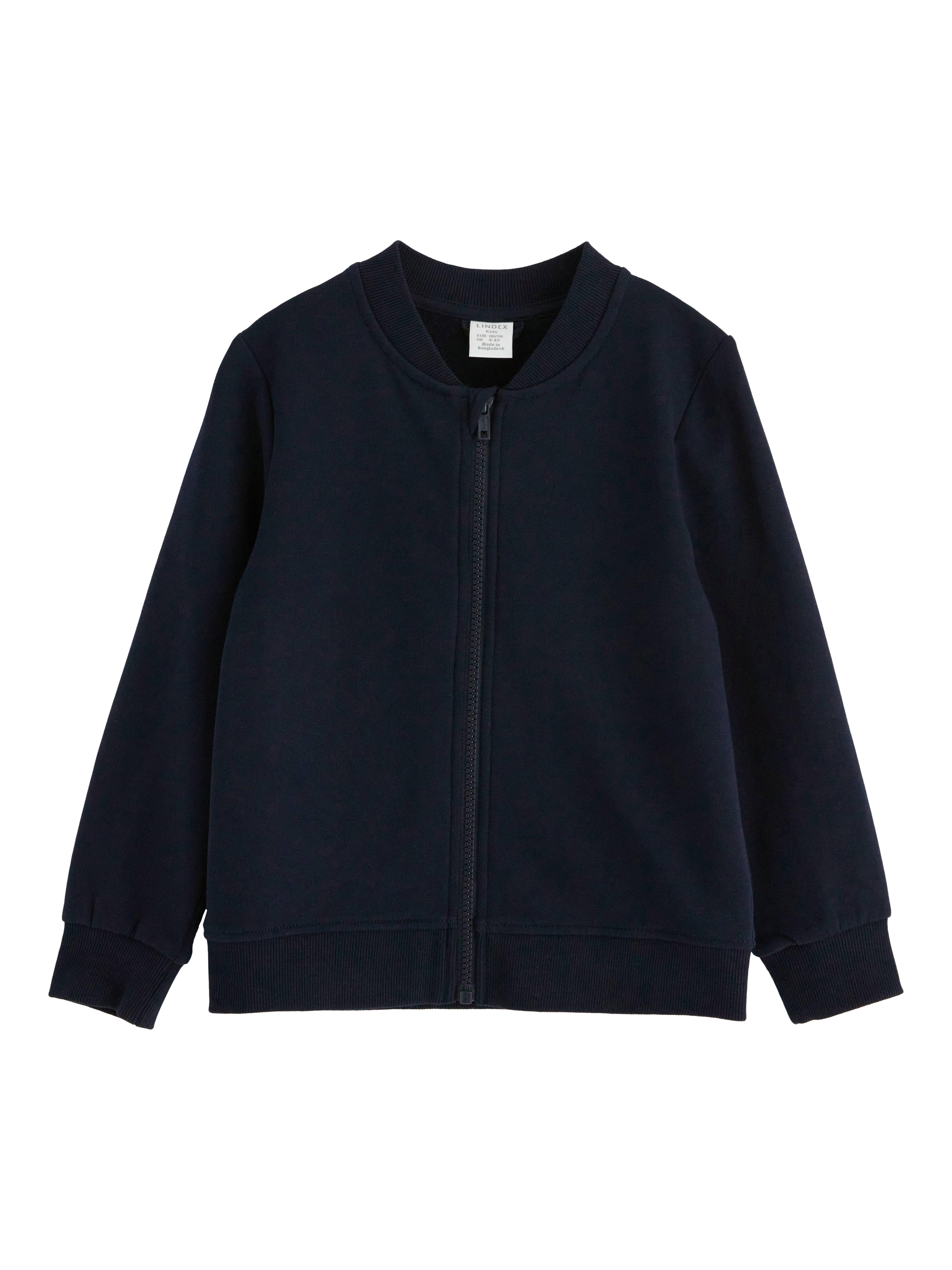 Product image 4 of 5, which shows Lindex Kids' Cotton Indoor Jacket, Dark Navy, 6-8 years