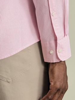 Charles Tyrwhitt Regular Fit Stripe Cotton Shirt - view 2, Pink