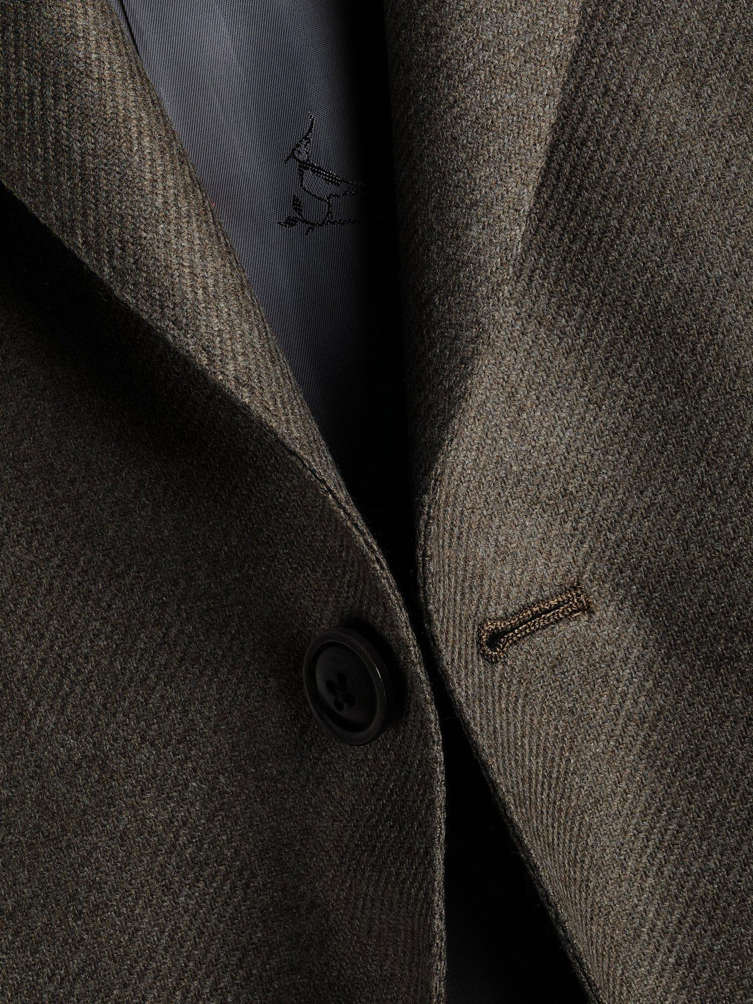 Product image 2 of 6, which shows Charles Tyrwhitt Slim Fit Wool Rich Jacket, Mocha, 36R