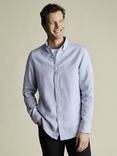 Charles Tyrwhitt Slim Fit Pure Linen Shirt, Sky Blue