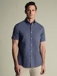Charles Tyrwhitt Printed Short Sleeve Cotton Shirt