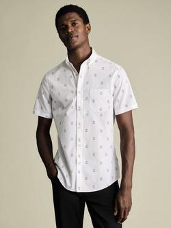 Charles Tyrwhitt Printed Cotton Shirt, White